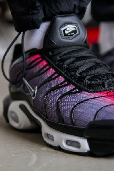 Чоловічі чорні кросівки Nike Air Max TN Purple Black х Ейр Макс ТН 41 ALL19867 фото