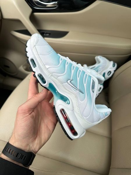 Жіночі білі кросівки Nike Air Max TN Plus White Blue х Ейр Макс ТН 39 ALL12809 фото