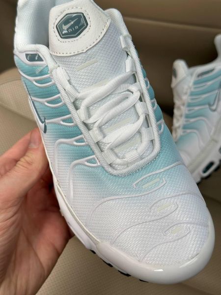 Жіночі білі кросівки Nike Air Max TN Plus White Blue х Ейр Макс ТН 39 ALL12809 фото