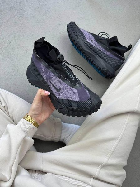 Чоловічі чорні кросівки Nike ACG Mountain Fly GORE-TEX Black Violet x Найк 41 ALL14354 фото