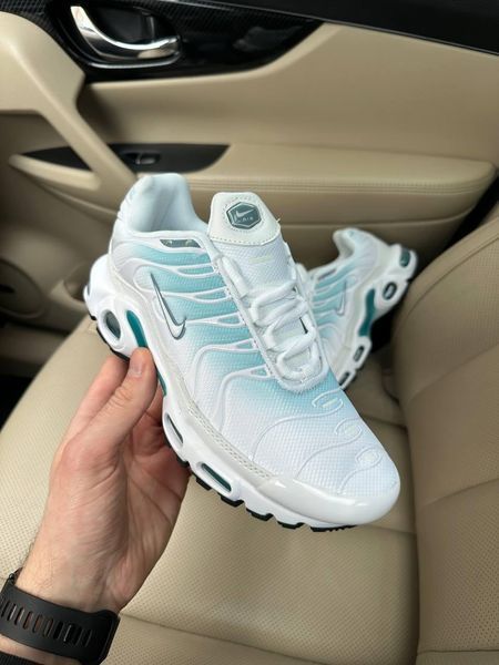 Жіночі білі кросівки Nike Air Max TN Plus White Blue х Ейр Макс ТН 39 ALL12809 фото