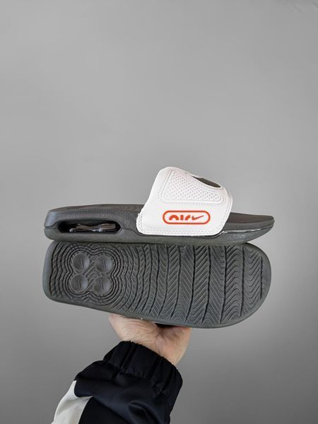 Чоловічі білі шлепанцы, тапочки Nike Air Max Cirro Slide Grey White х Найк 41 ALL17022 фото