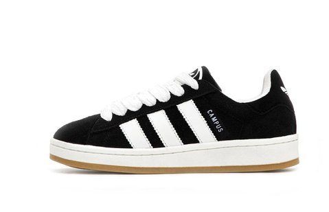 Жіночі чорні кросівки Adidas Campus Black White Адідас Кампус 37 ALL20636 фото