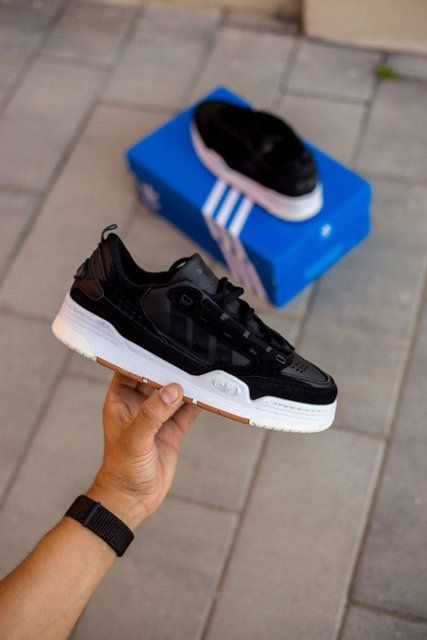 Чоловічі чорні кросівки Adidas Adi 2000 Black White х Адідас 41 ALL13190 фото