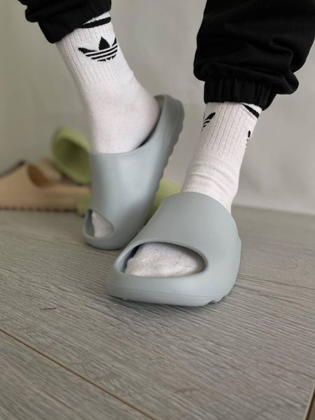 Жіночі Сірі Капці Адідас Їзі Слайд Adidas Yeezy Slide Grey 36 ALL08571W фото