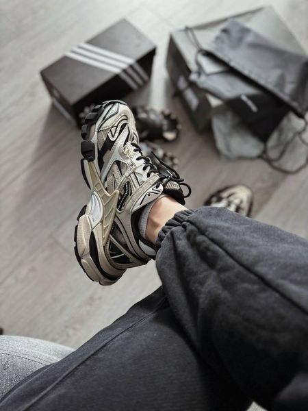 Сірі кросівки Balenciaga Track 2 Beige Black x Баленсіага Трек 36 ALL15926 фото