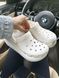 Жіночі білі крокси Crocs Classic Crush Clog Cream White x Крокс 36 ALL17272 фото 5