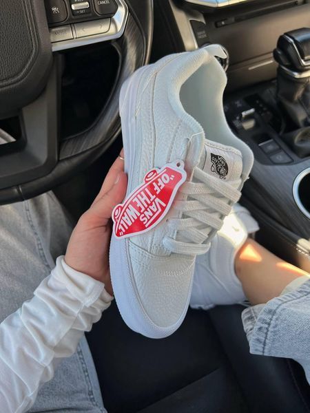 Жіночі білі кеди Vans KNU Skool Total White х Ванс 36 ALL20930 фото