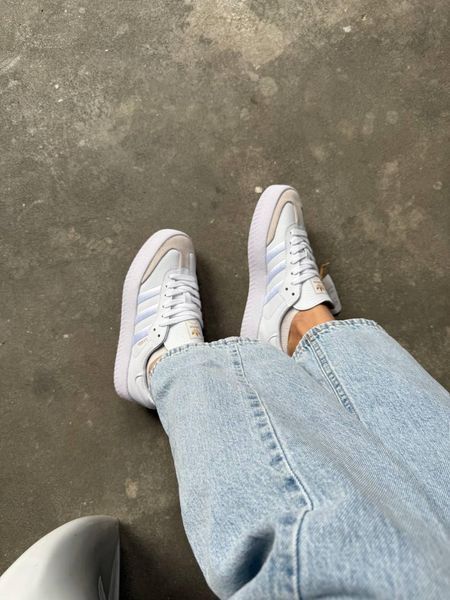 Білі шкіряні кросівки унісекс Adidas Samba White x Самба 36 ALL20545 фото