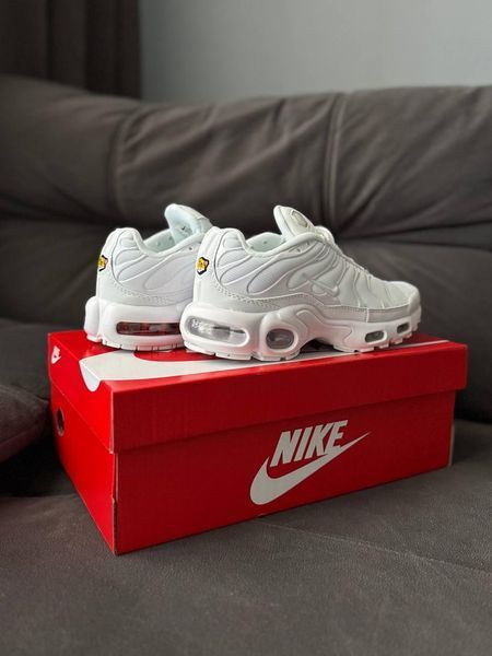 Білі кросівки унісекс Nike Air Max TN Plus White х Ейр Макс ТН 36 ALL19559 фото