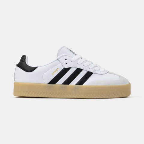 Білі жіночі кросівки Adidas Samba Platform White Black Gum Sole x Самба 36 ALL16607 фото