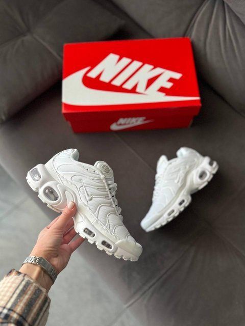 Білі кросівки унісекс Nike Air Max TN Plus White х Ейр Макс ТН 36 ALL19559 фото