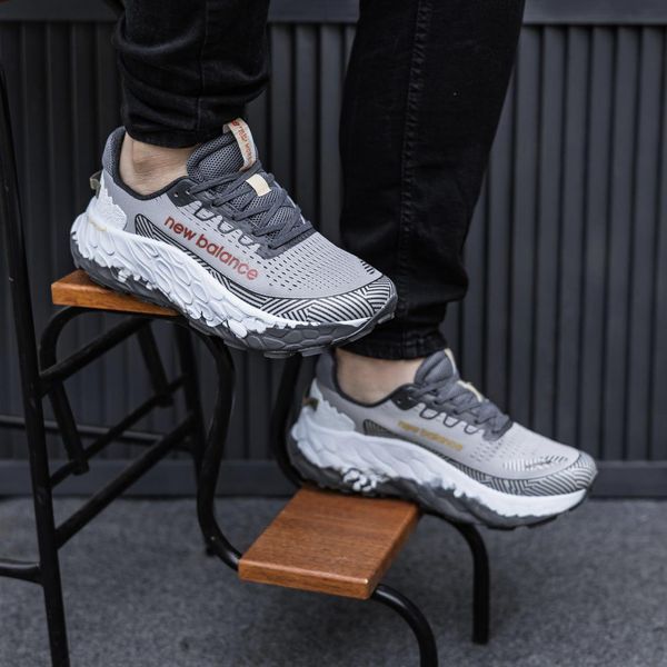 Сірі чоловічі кросівки New Balance More Trail V3 Fresh Foam Grey Blue х Нью Беланс 40 ALL20352 фото