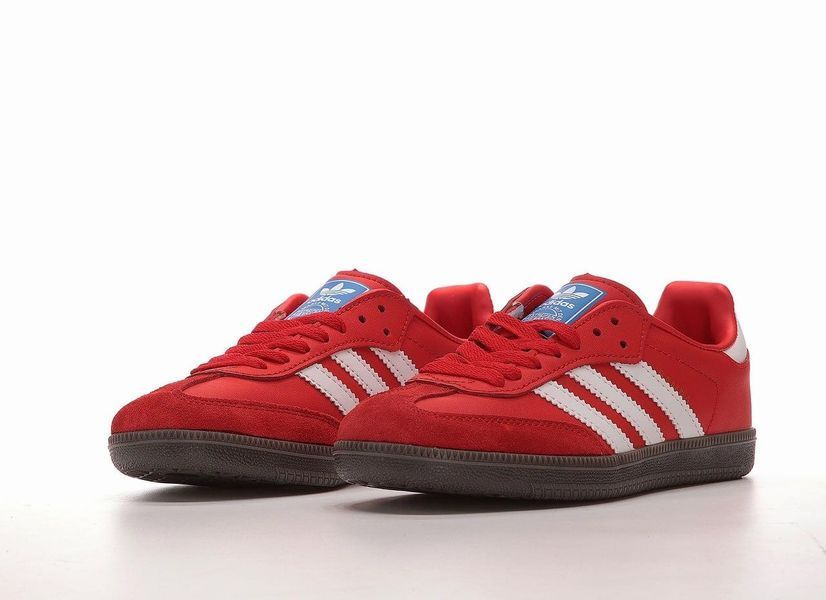 Жіночі кросівки Adidas Samba Red White x Самба 38 ALL12432 фото