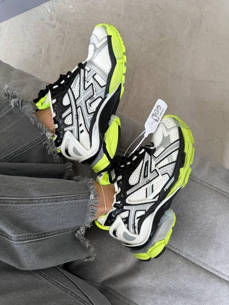 Жіночі кросівки Balenciaga Runner Trainer Black Acid Silver x Баленсіага 37 ALL15800 фото