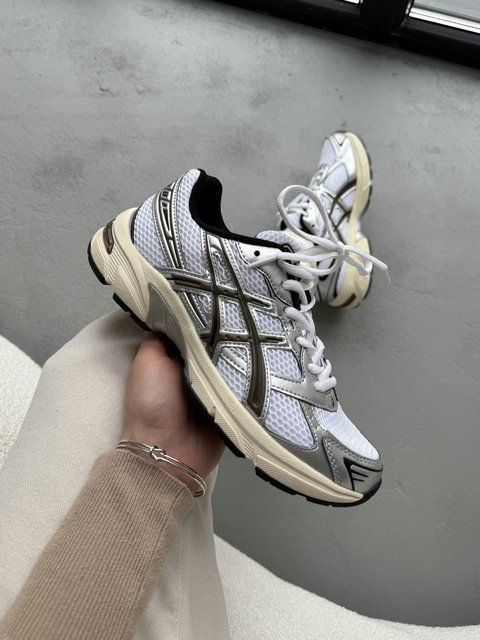 Білі кросівки унісекс Asics Gel 1130 White Silver Brown х Асікс 36 ALL14614 фото