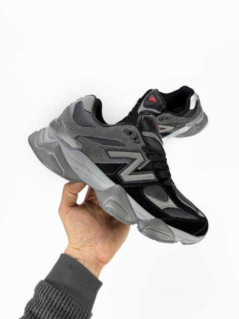 Жіночі чорні кросівки New Balance 9060 Black Grey х Нью Беланс 36 ALL20619 фото