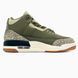 Чоловічі оливкові кросівки Jordan 3 Retro Medium Olive х Джордан 40 ALL24448 фото 1