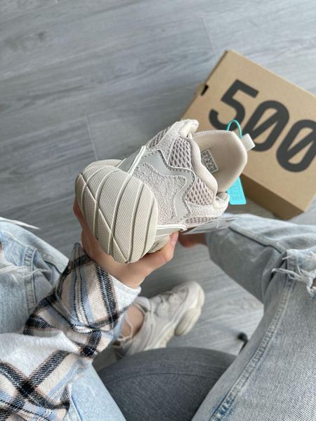 Бежеві кросівки Адідас Ізі Буст 500 унісекс Adidas Yeezy Boost 500 Blush 37 ALL15905 фото