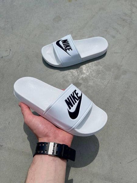 Білі шльопанці Найк жіночі Nike Slippers White 36 ALL04392W фото