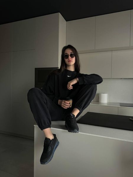 Чорні кросівки унісекс Nike Air Max Terrascape 90 Black Blue х Ейр Макс 36 ALL11819 фото