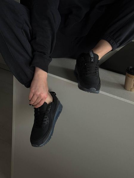 Чорні кросівки унісекс Nike Air Max Terrascape 90 Black Blue х Ейр Макс 36 ALL11819 фото