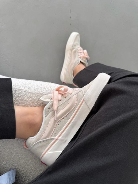 Бежеві кеди Vans Knu Pastels Pink х Ванс 36 ALL15019 фото