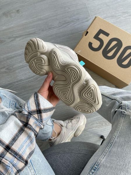 Бежеві кросівки Адідас Ізі Буст 500 унісекс Adidas Yeezy Boost 500 Blush 37 ALL15905 фото