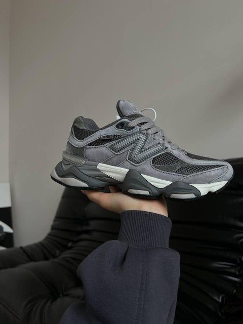 Замшеві сірі кросівки New Balance 9060 Joe Freshgoods Dark Grey х Нью Беланс 36 ALL12016 фото