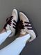 Жіночі бежеві кросівки Adidas Samba OG Wonder White Maroon x Самба 36 ALL20390 фото 6