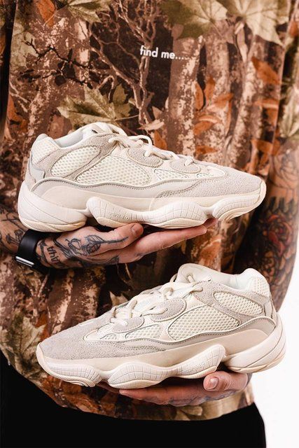 Бежеві кросівки унісекс Adidas Yeezy Boost 500 Bone White х Адідас Їзі Буст 36 ALL11389 фото