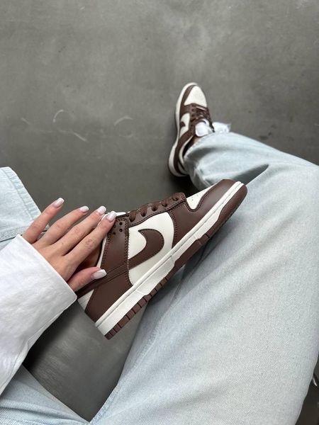 Бежеві кросівки унісекс Nike SB Dunk Wmns Brown Sail х Данк 36 ALL11974 фото