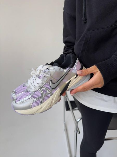 Жіночі фіолетові кросівки Nike V2K Runtekk Purple Silver х Ейр Макс 36 ALL20837 фото