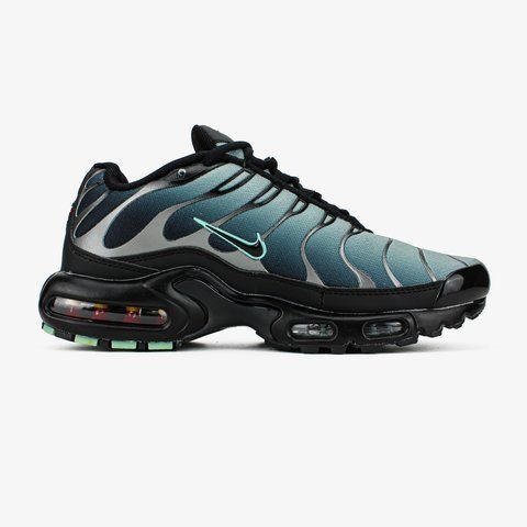 Сірі чоловічі кросівки Nike Air Max TN Plus Black Particle Grey Vapor Green х Ейр Макс ТН 41 ALL12156 фото