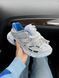 Білі жіночі баленсіага трек Balenciaga Track White Blue 36 ALL08782W фото 2