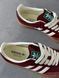 Бордові жіночі кросівки Adidas Samba OG Fox Bordo x Самба 37 ALL23526 фото 4