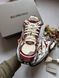 Білі чоловічі кросівки Balenciaga Runner White Burgundy Grey x Баленсіага 40 ALL24292 фото 2