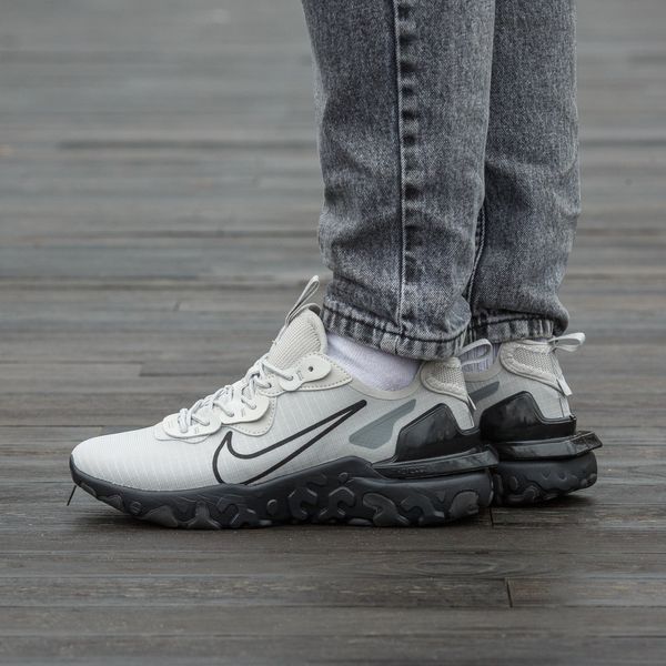Сірі чоловічі кросівки Nike React Vision Light Grey х Найк 40 ALL23825 фото