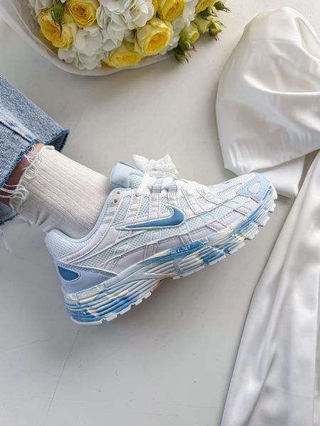 Жіночі білі кросівки Nike P-6000 Rideliner Blue х Найк 36 ALL23563 фото