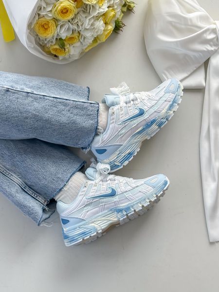 Жіночі білі кросівки Nike P-6000 Rideliner Blue х Найк 36 ALL23563 фото