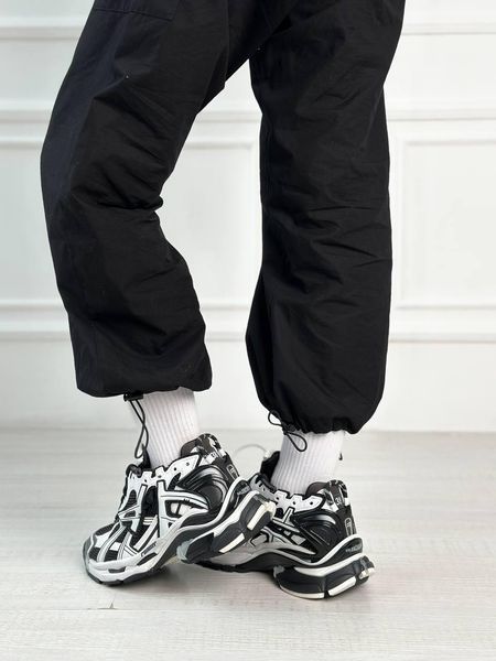 Біло-чорні кросівки Balenciaga Runner Trainer Black White x Баленсіага Раннер 37 ALL14209 фото