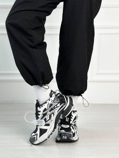 Біло-чорні кросівки Balenciaga Runner Trainer Black White x Баленсіага Раннер 37 ALL14209 фото