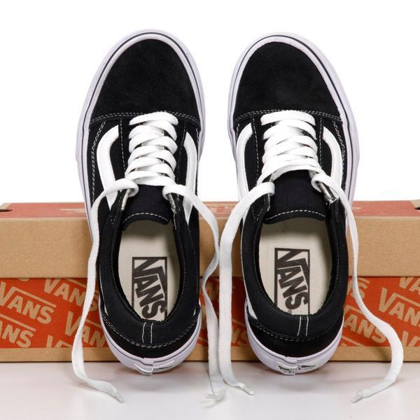 Кросівки жіночі Ванс Олд Скул Vans Old Skool Black White Platform Premium 37 ALL08980 фото
