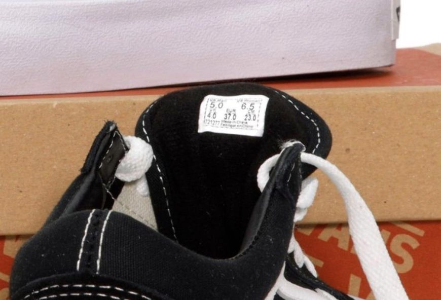 Кросівки жіночі Ванс Олд Скул Vans Old Skool Black White Platform Premium 37 ALL08980 фото