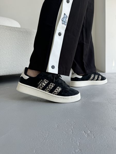 Жіночі чорні кросівки Adidas Campus 00s Black Leopard x Адідас Кампус 38 ALL14117 фото