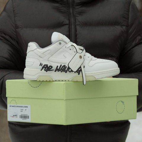 Білі кросівки унісекс OFF WHITE Out Of Office for Walking White х Оф Вайт 38 ALL24270 фото