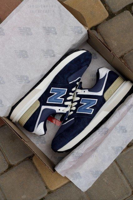 Сині чоловічі кросівки New Balance 574 Legacy Blue White Beige х Нью Беланс 41 ALL13347 фото