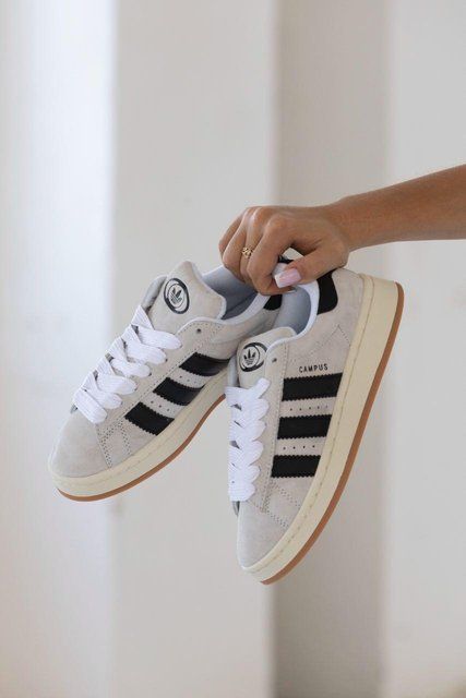 Сірі замшеві кросівки Adidas Campus 00s Grey Black x Адідас Кампус 36 ALL13180 фото
