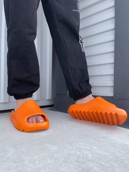 Помаранчеві капці Адідас Їзі Слайд жіночі Adidas Yeezy Slide Orange 38 ALL06757W фото