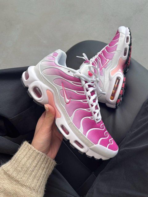 Жіночі рожеві кросівки Nike Air Max TN Plus White Pink х Ейр Макс ТН 36 ALL17504 фото